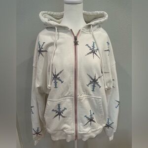 Unknown London brand zip front hoodie